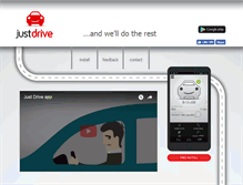 Tablet Screenshot of justdriveapp.net